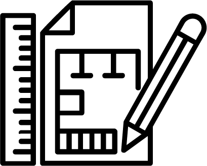 architectural drawing with ruler and pencil representing environmental design